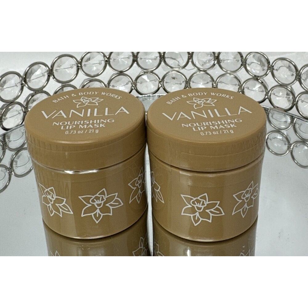 Lot of 2 NEW Vanilla Nourishing Lip Mask 0.73 oz SEALED Bath & Body Works